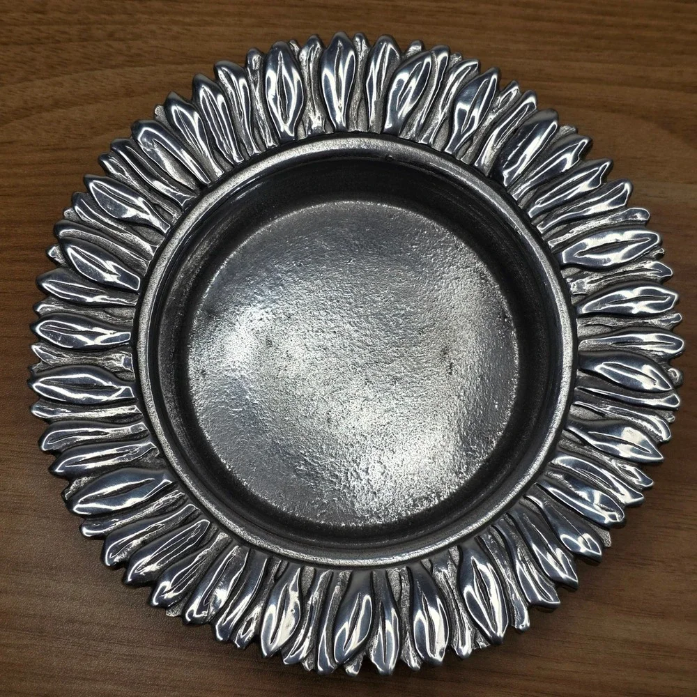 Salisbury Fine Metal Artisans Home Collection Petals Wine Coaster With‎ Box